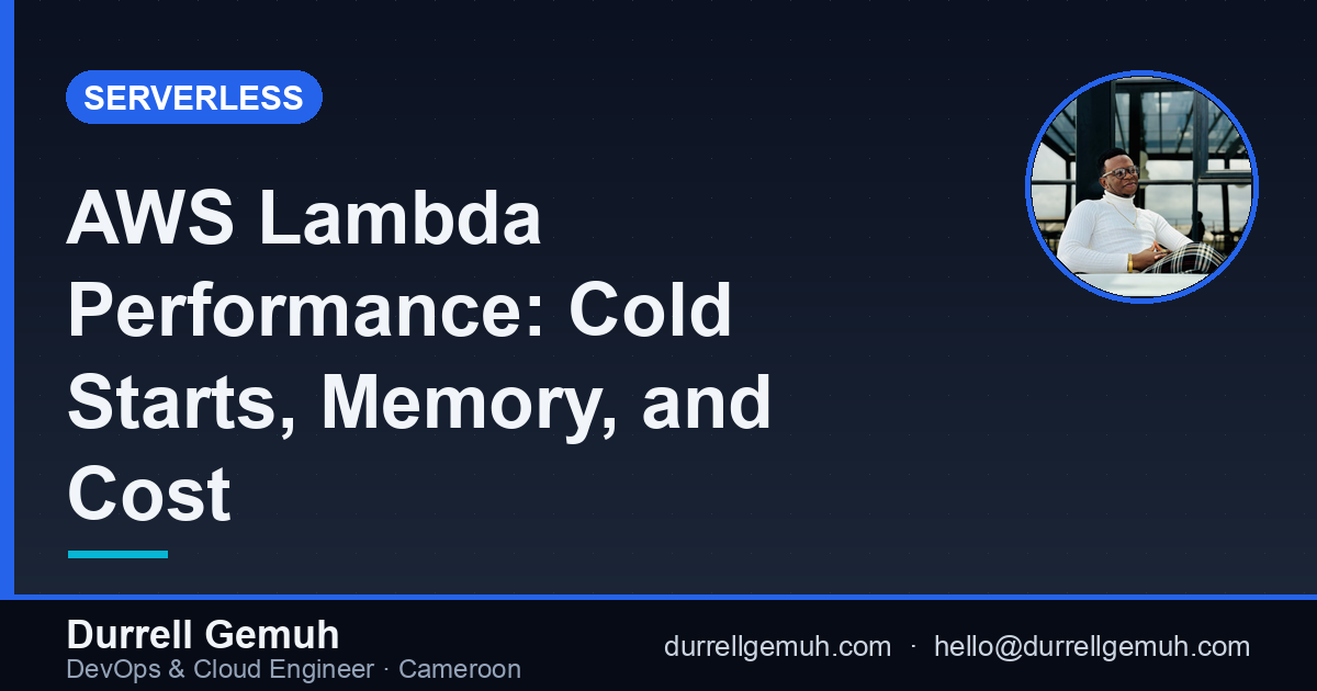 AWS Lambda Performance: Cold Starts, Memory, and Cost
